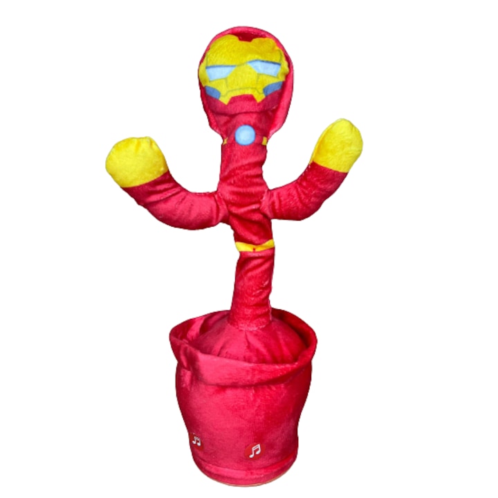 Jucarie Interactiva Macvi® Cactus Dansator cu Iron Man , Canta, Dansea –  ReducereMare