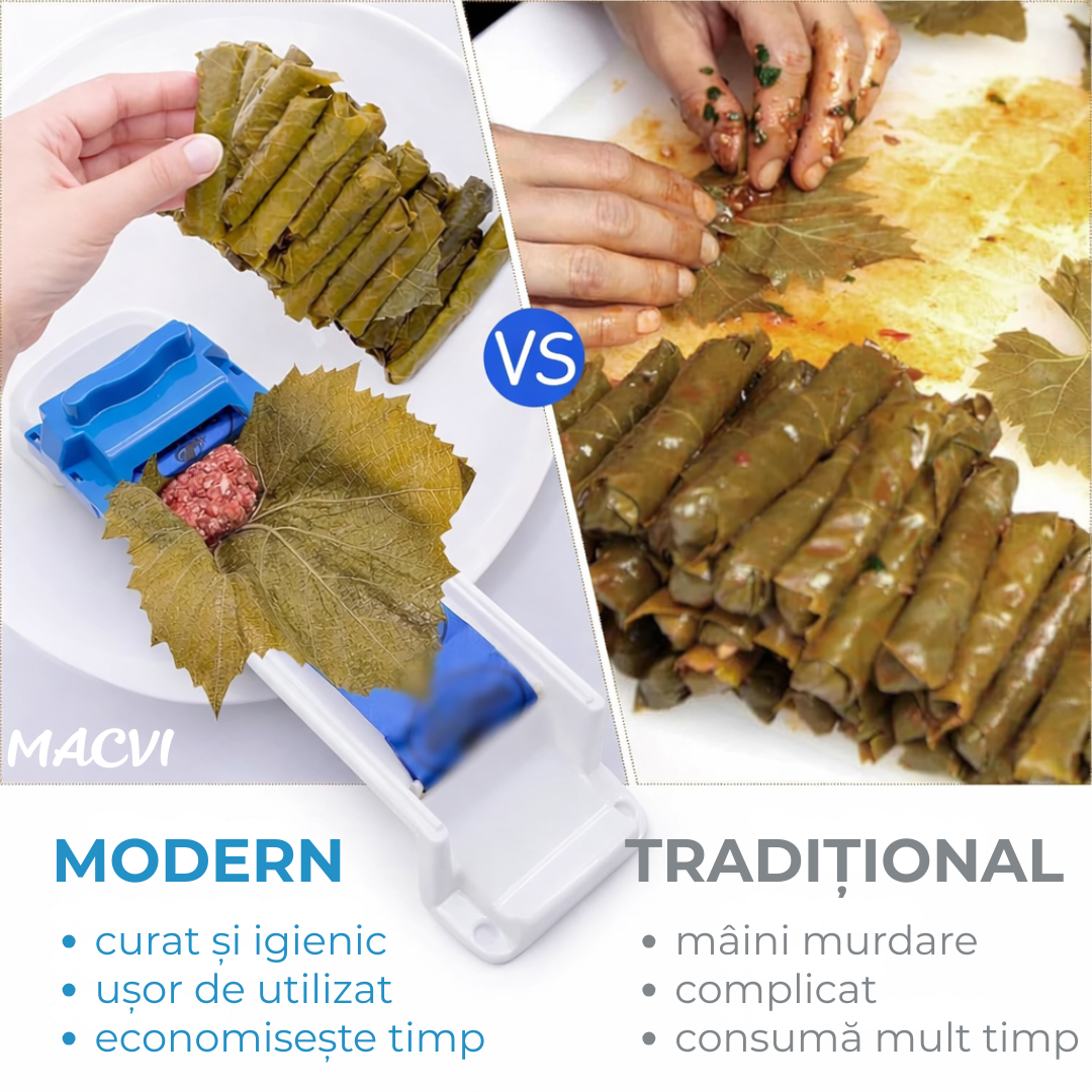 Aparat pentru impachetat sarmale Macvi® , Alb