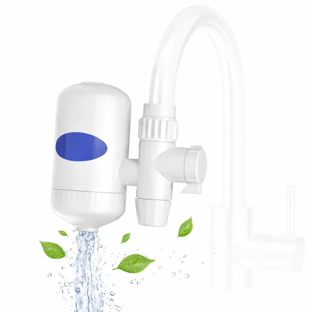Filtru De Apa Pentru Robinet Macvi® din Plastic cu Cartus Ceramic, pentru Baut Spalat si Gatit, Reduce Clorul si Metalele Grele, Capacitate 10.000 Litri, Durata Utilizare 8–10 Luni, Montaj Usor