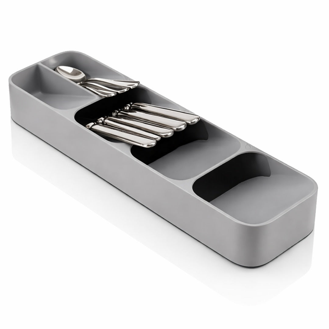 Suport tacamuri Macvi® organizator compact material durabil design modern stabilitate sporita culoare gri