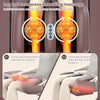 Saltea Multifunctionala de Masaj MACVI, Masaj Complet Shiatsu, 10 Motoare cu Vibratii, Incalzire, 9 Moduri de Masaj, Telecomanda, pentru Spate, Gat si Coloana, Piele Ecologica, Maro