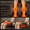 Saltea Multifunctionala de Masaj MACVI, Masaj Complet Shiatsu, 10 Motoare cu Vibratii, Incalzire, 5 Moduri de Masaj, Telecomanda, pentru Spate, Gat si Coloana, Piele Ecologica, Maro