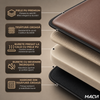 Saltea Multifunctionala de Masaj MACVI, Masaj Complet Shiatsu, 10 Motoare cu Vibratii, Incalzire, 5 Moduri de Masaj, Telecomanda, pentru Spate, Gat si Coloana, Piele Ecologica, Maro