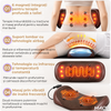 Saltea Multifunctionala de Masaj MACVI, Masaj Complet Shiatsu, 10 Motoare cu Vibratii, Incalzire, 5 Moduri de Masaj, Telecomanda, pentru Spate, Gat si Coloana, Piele Ecologica, Maro