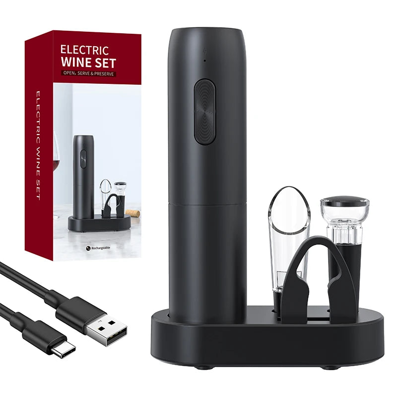 Gadget premium: deschizător automat de vin elegant pentru cine festive și cadouri deosebite