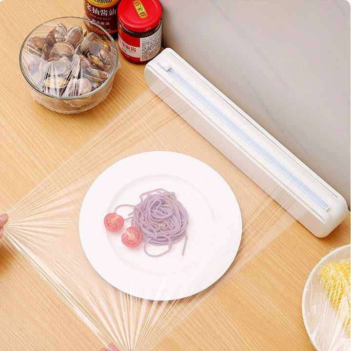 Set Dispenser + folie alimentara si de aluminiu