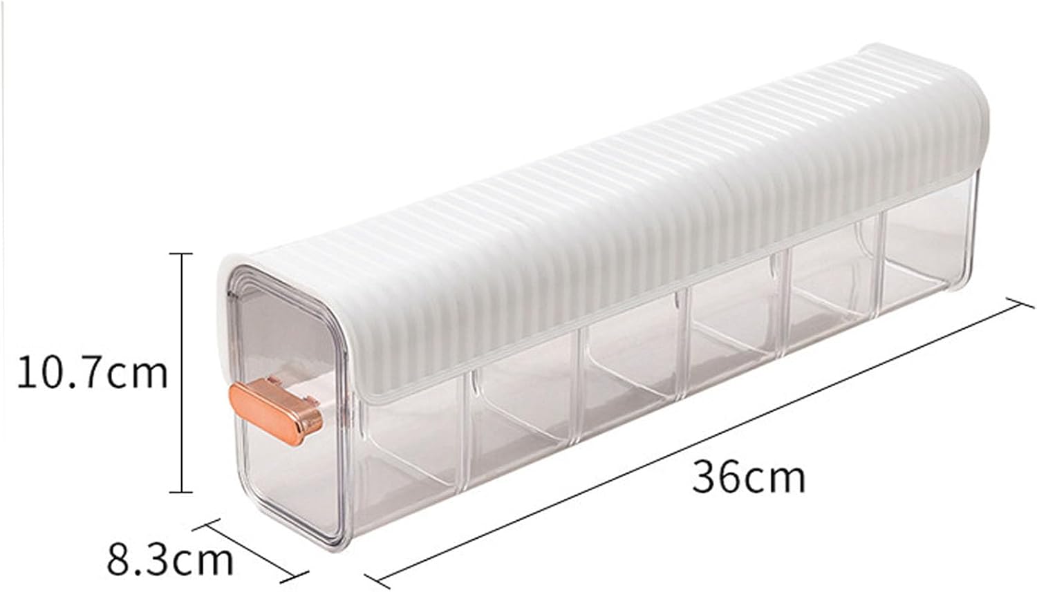 Promo 1+1: Cutie de Depozitare Macvi® Montata pe Perete cu 6 separatoare, organizator Spatios si Stilat pentru lenejerie, Accesorii si produse de bucatarie