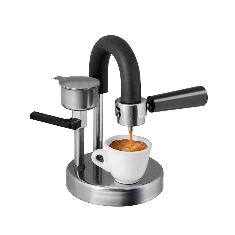 Espressor Manual Kamira, Portabil – Cafea Cremoasa la Aragaz sau Camping