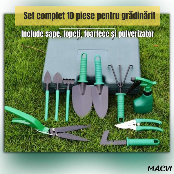 Set Complet Unelte Grădinărit Durabil