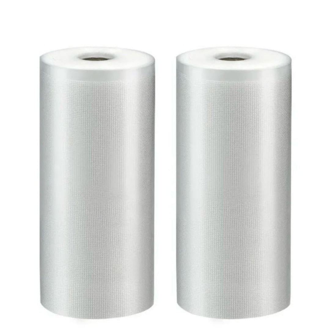 Rola Pungi Vidat Macvi® 17x500 cm Set 2 Role Folie pentru Aparat de Vidalat Compatibila Universal pentru Congelare si Sous-Vide