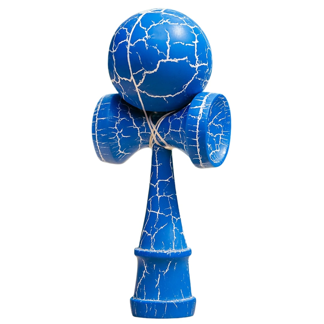 Kendama profesionala Macvi® din lemn, model CRACK, 18 cm
